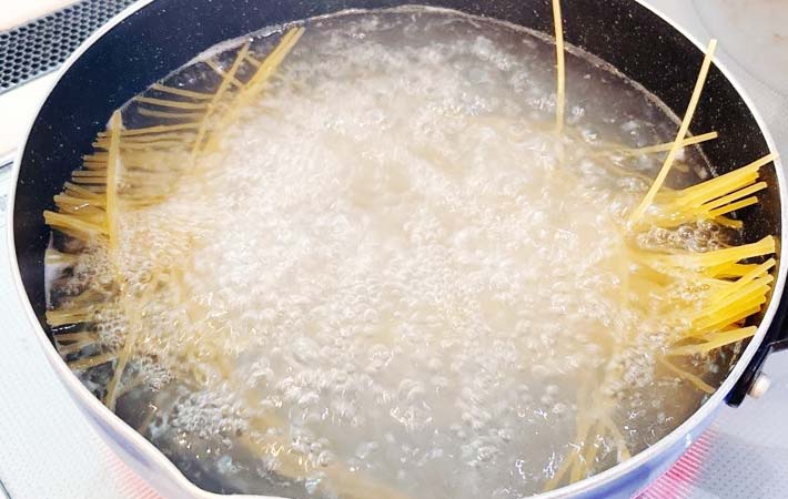 パスタが固まらない方法の写真