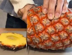 パイナップルの切り方