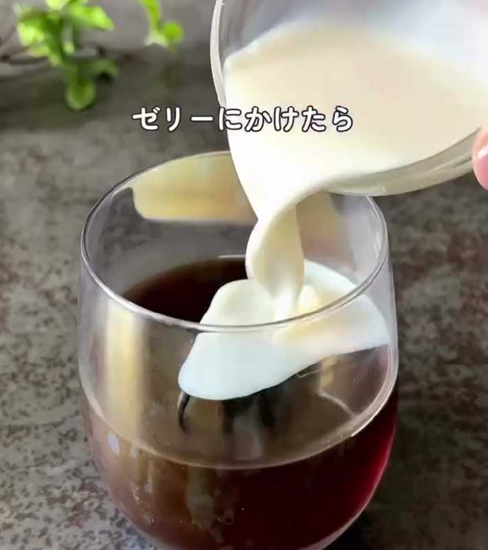 コーヒーゼリーのレシピ