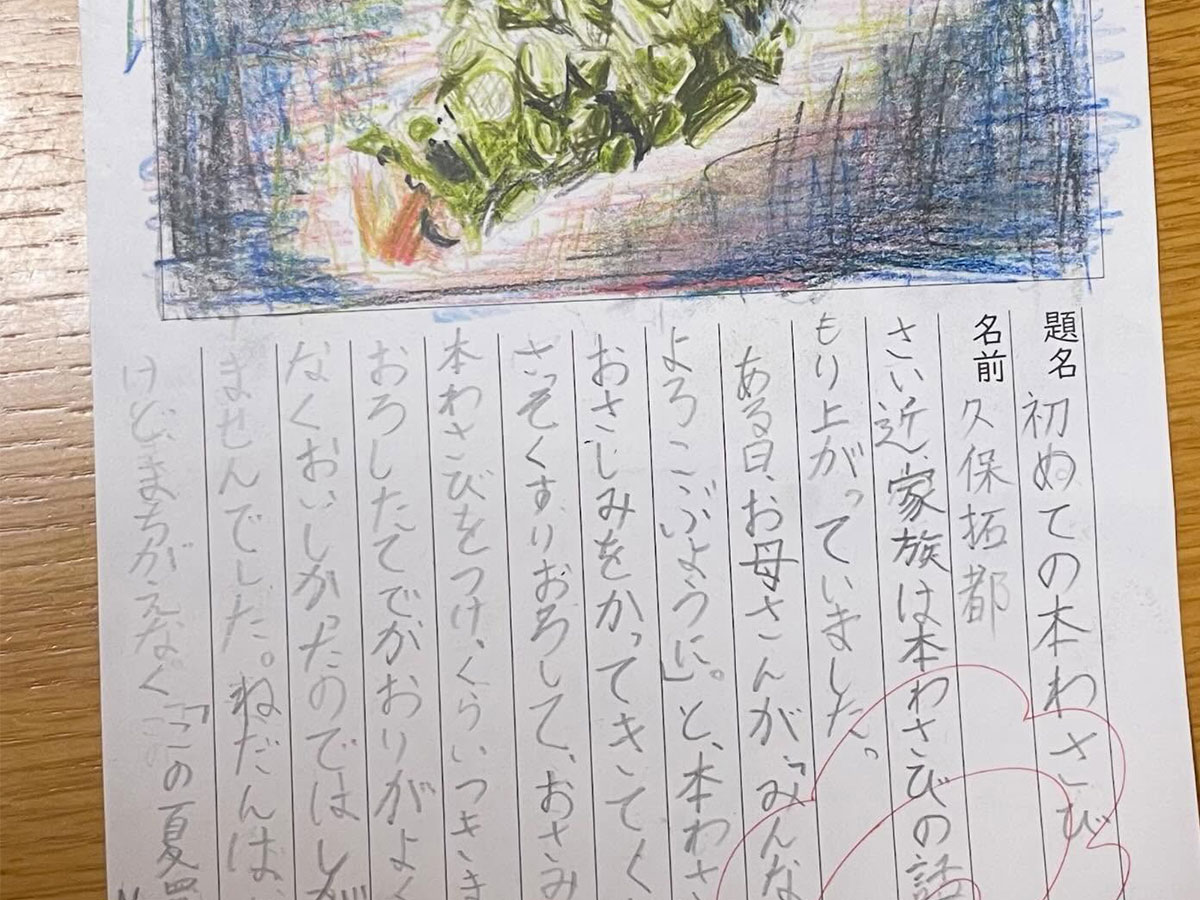小学生の絵日記