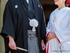 新郎新婦の写真