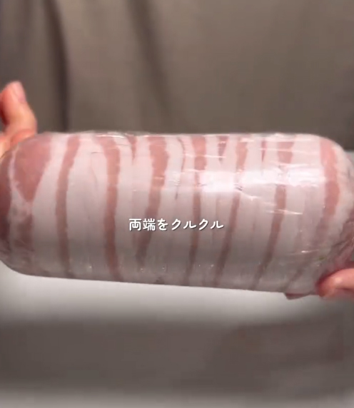 レタスロール作りの写真
