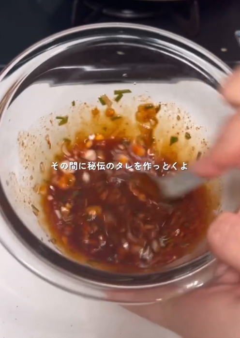 レタスロール作りの写真