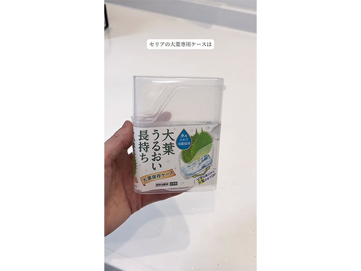 大葉の保存方法