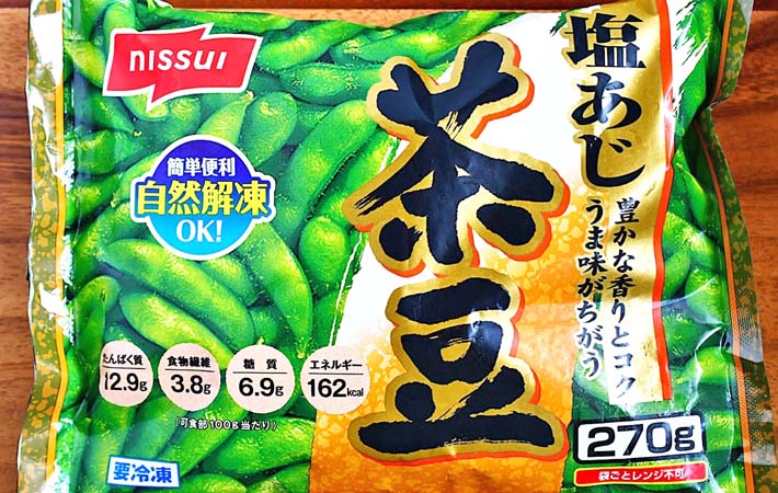 冷凍枝豆の写真