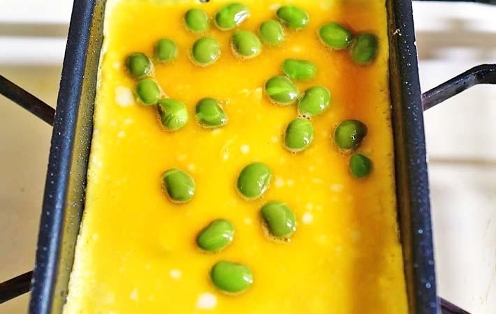 『枝豆の卵焼き』を作る写真