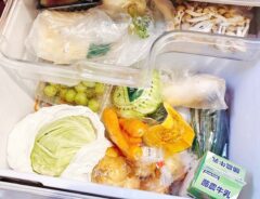 ぐちゃぐちゃの野菜室