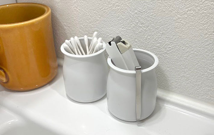 『バニラヨーグルト』の容器の活用写真
