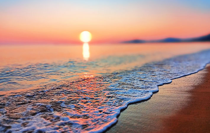 夕日の写真