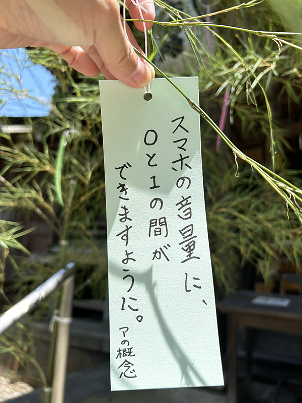 七夕の短冊の写真