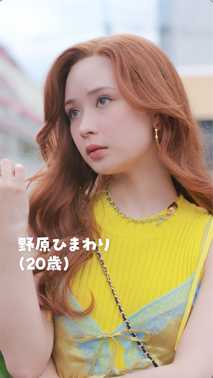 ひまわり役の畑芽育さん