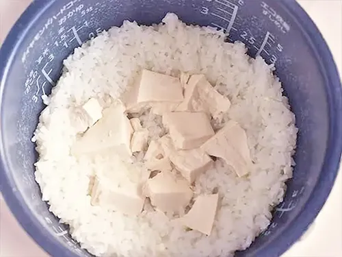 豆腐ご飯の写真(撮影:小泉明代)