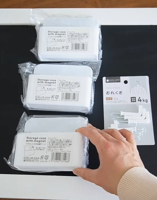 １００円ショップのセリアの収納グッズ