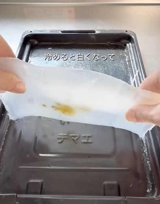 固まった片栗粉