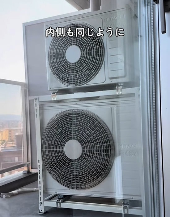 きれいな状態の窓
