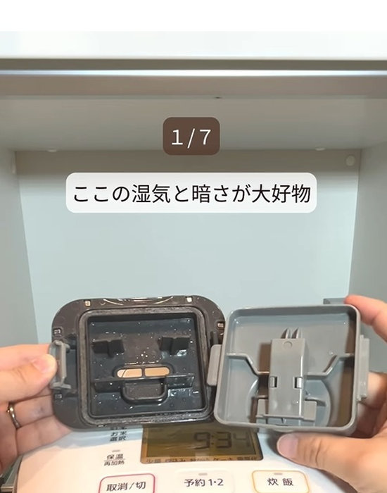 分解して洗う