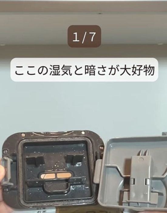 分解して洗う