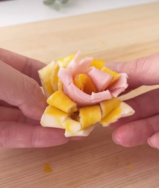 お花の卵焼き