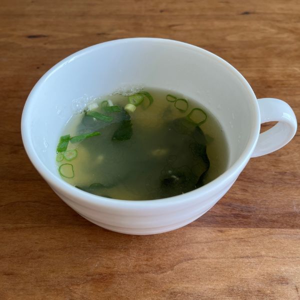 完成した『卵白スープ』の写真
