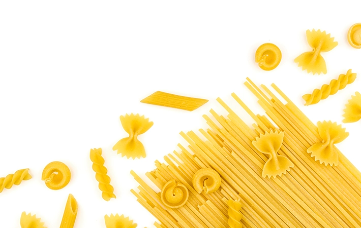 パスタの種類ごとの長さ