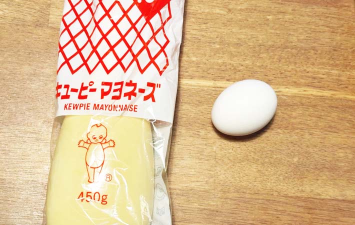 『とろーりたまごのマヨトースト』の材料写真