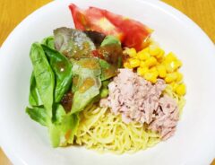 『ピエトロ風ラーメンサラダ』の完成写真