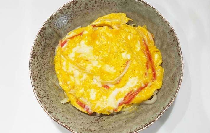『天津うどん』を作る写真