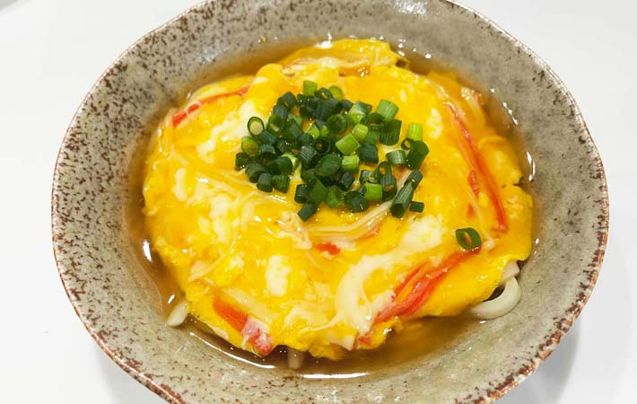 『天津うどん』の完成写真