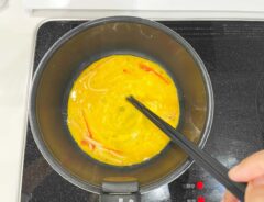 『天津うどん』を作る写真