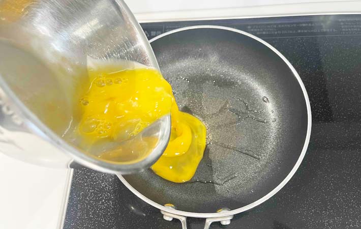 『韓国風白だしにゅうめん』を作る写真