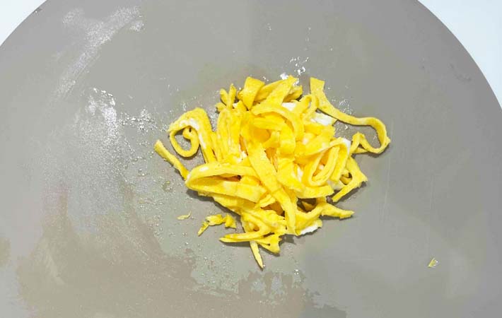 『韓国風白だしにゅうめん』を作る写真