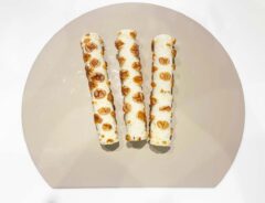 『お好み焼き風ちくわ』を作る写真
