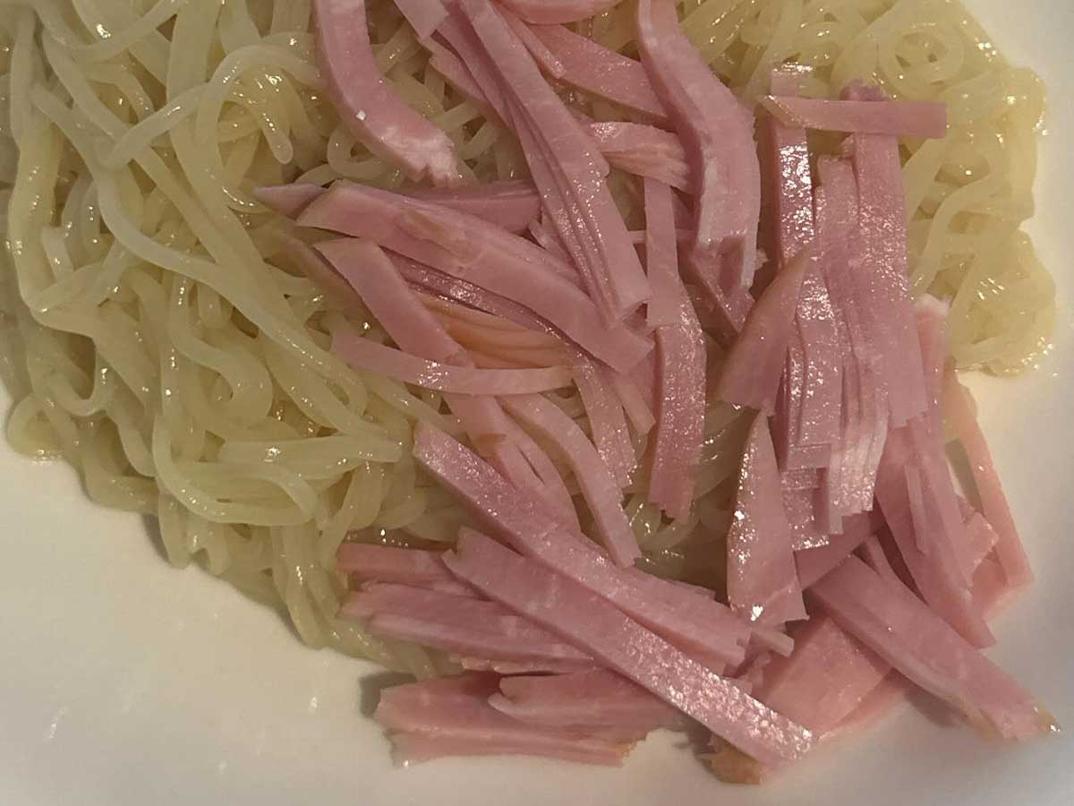 ハムだけ冷やし中華