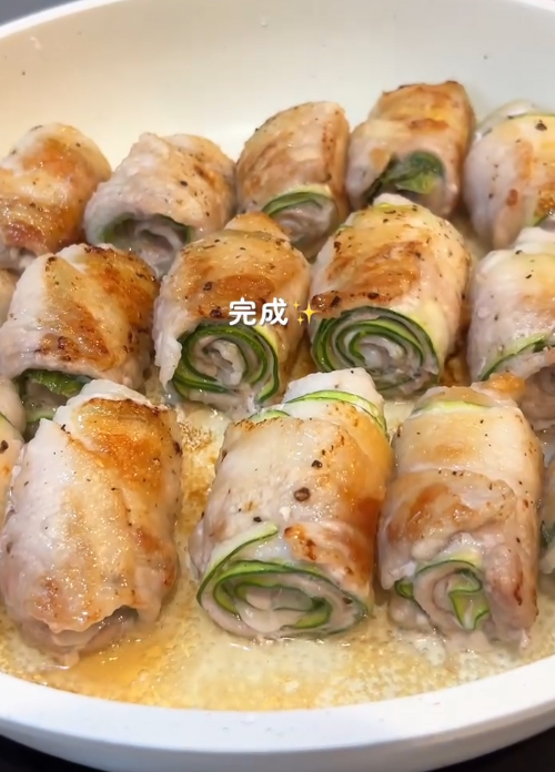 ズッキーニの肉巻きの写真
