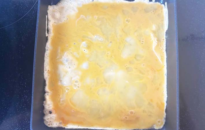 『照り焼き玉子焼き』を作る写真