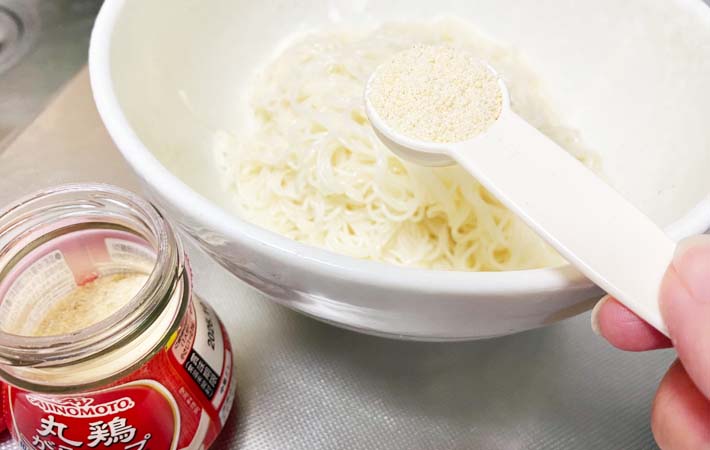 『やみつき！無限そうめん』を作る写真