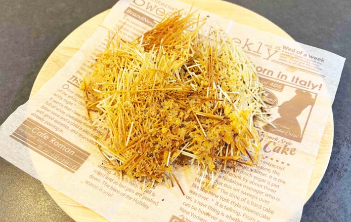 『そうめんせんべい』の完成写真