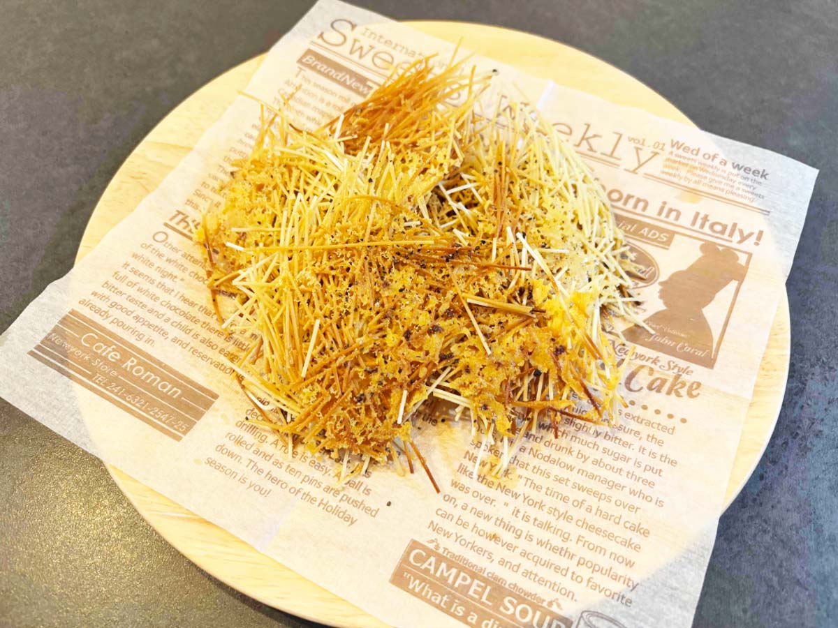 『そうめんせんべい』の完成写真