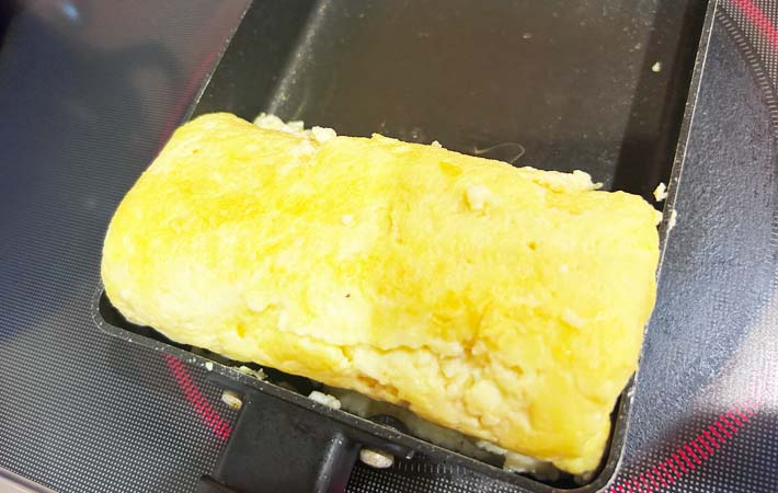 『はんぺんのふわふわ卵焼き』を作る写真
