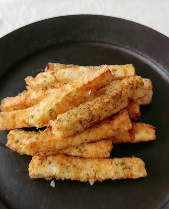 豆腐のフライの完成