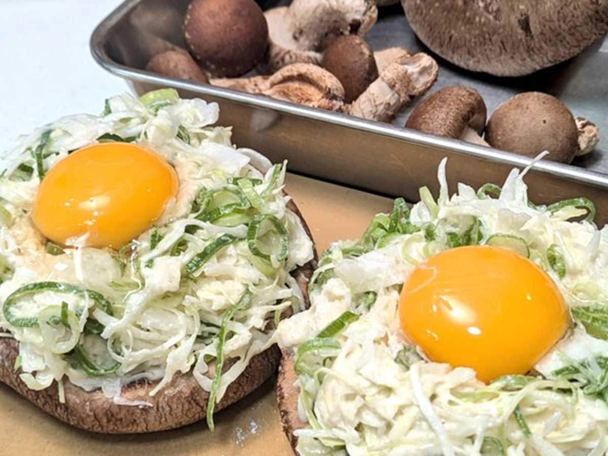 シイタケお好み焼き