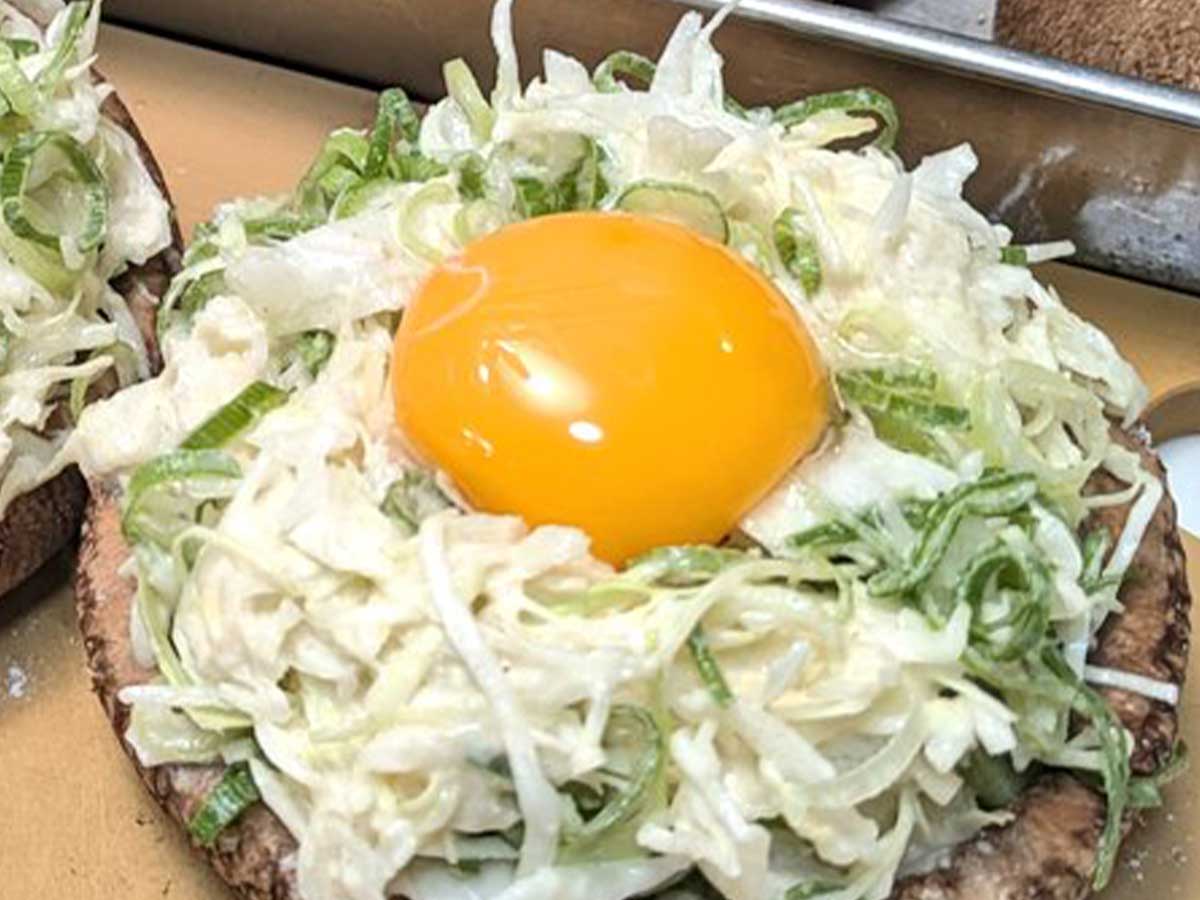 シイタケお好み焼き