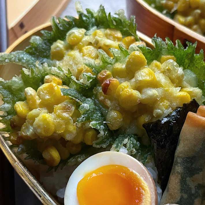 弁当のおかずとして入れる
