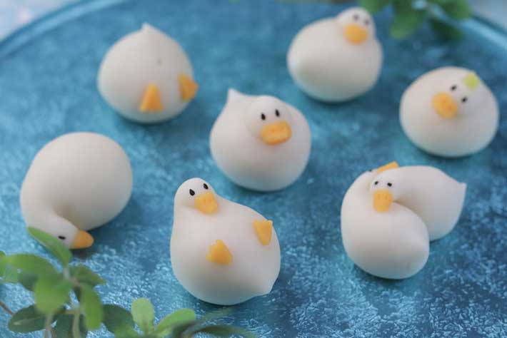 和菓子のアヒル