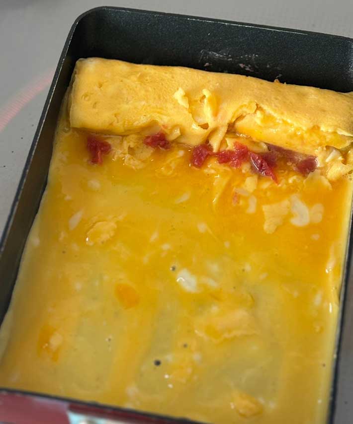 玉子焼き梅干し入り