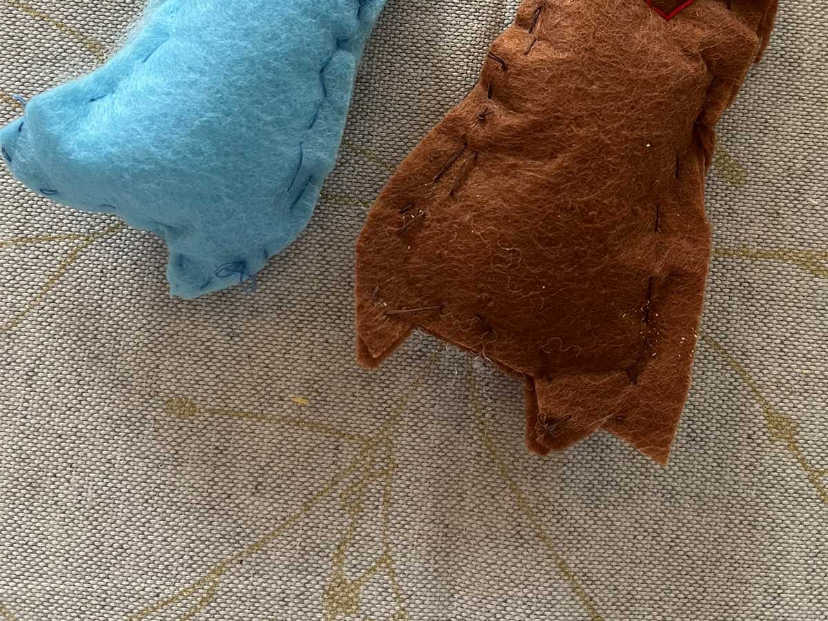 幼稚園児が作ったぬいぐるみ