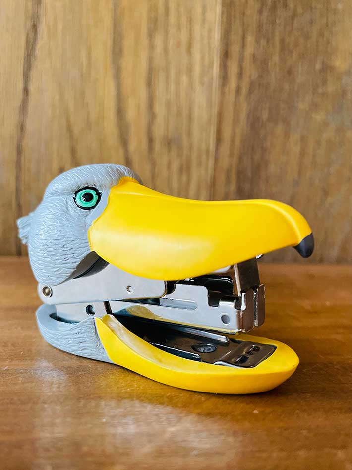 ハシビロコウのステープラー