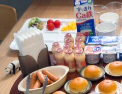朝食の風景