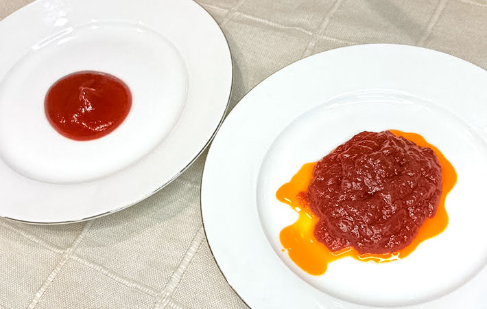 『焼きケチャップ』を作る写真
