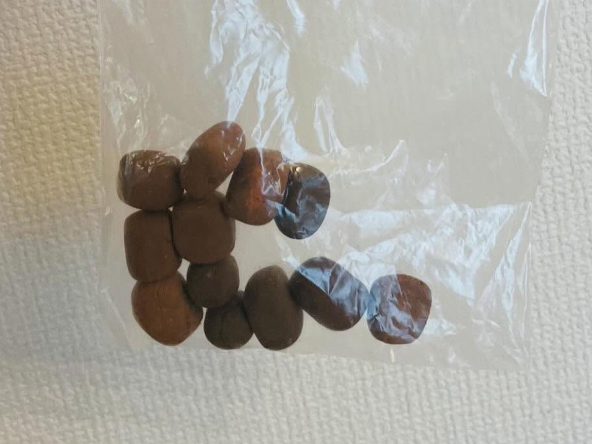 紙粘土で作ったチョコマシュマロ